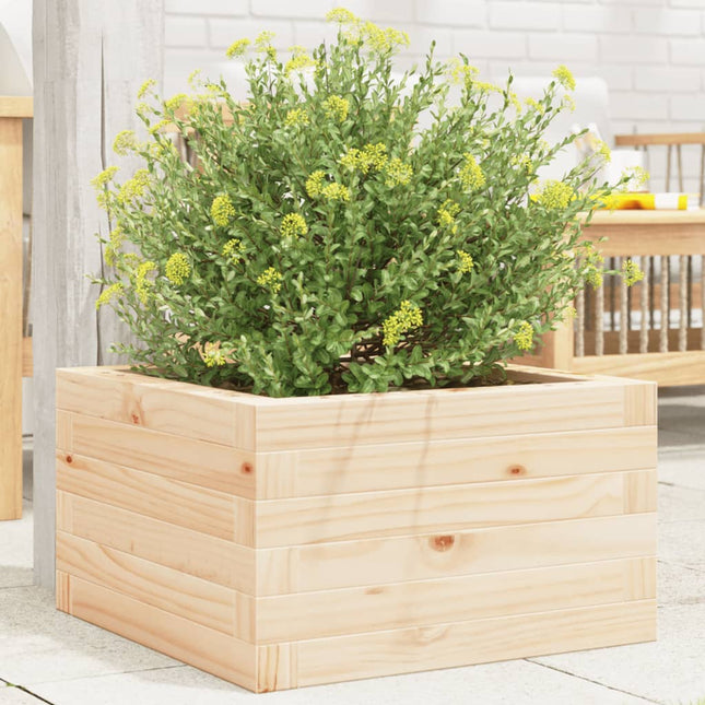 plantekasse 40x40x23 cm massivt fyrretræ