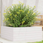 plantekasse 60x60x23 cm massivt fyrretræ hvid