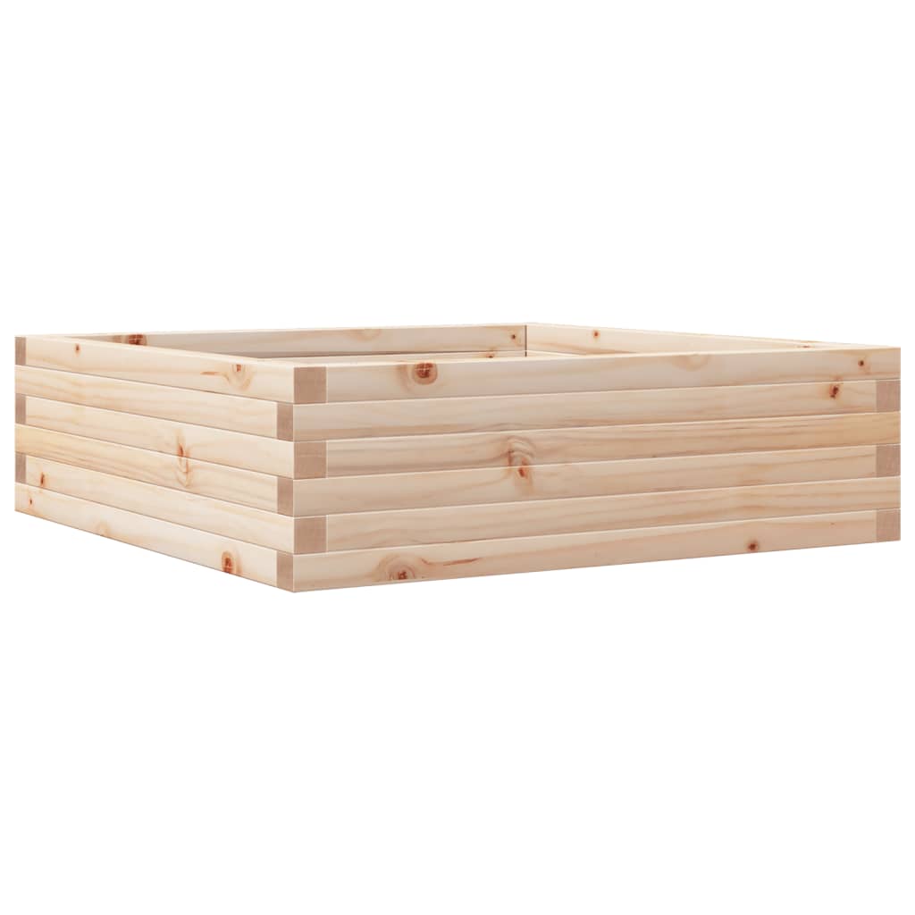 plantekasse 80x80x23 cm massivt fyrretræ