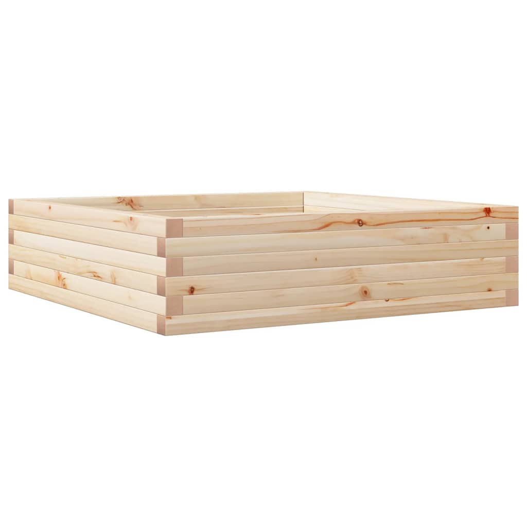 plantekasse 90x90x23 cm massivt fyrretræ