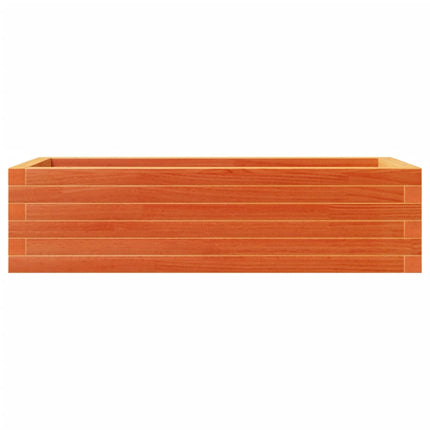 plantekasse 90x40x23 cm massivt fyrretræ gyldenbrun