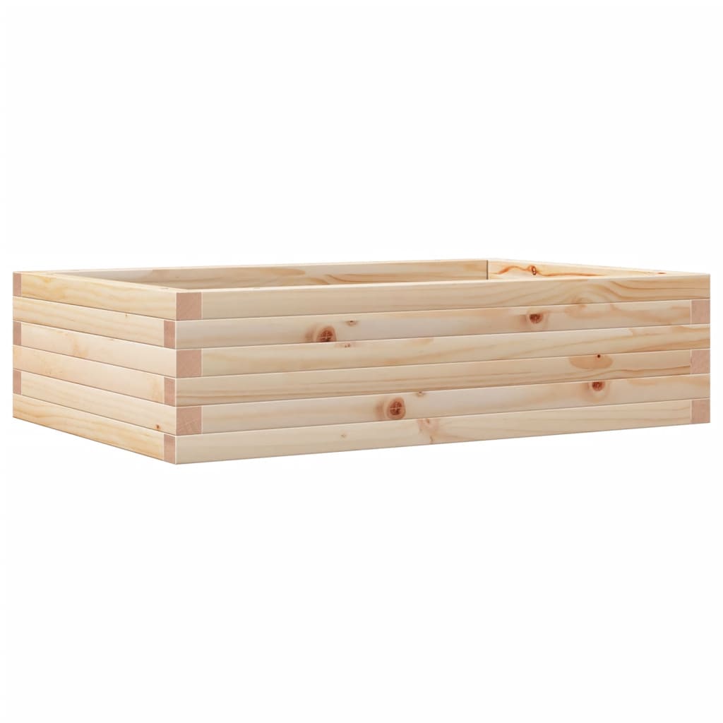 plantekasse 90x60x23 cm massivt fyrretræ