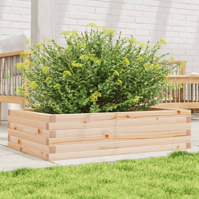 plantekasse 90x60x23 cm massivt fyrretræ