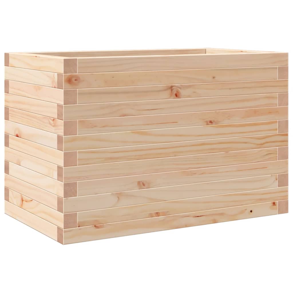 plantekasse 70x40x45,5 cm massivt fyrretræ