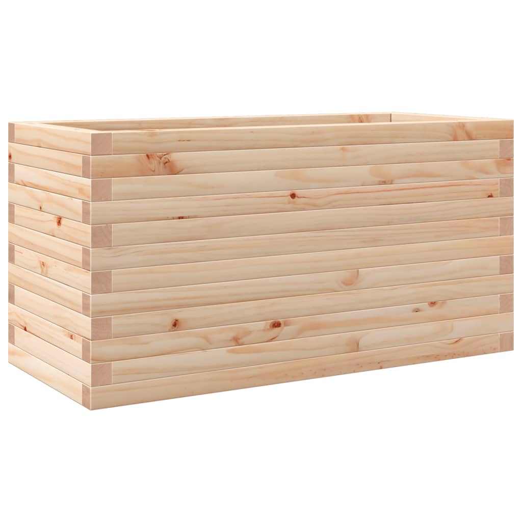 plantekasse 90x40x45,5 cm massivt fyrretræ