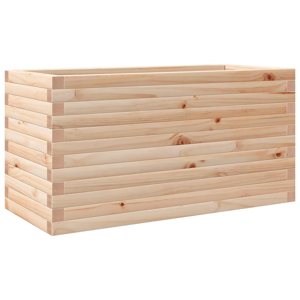 plantekasse 90x40x45,5 cm massivt fyrretræ