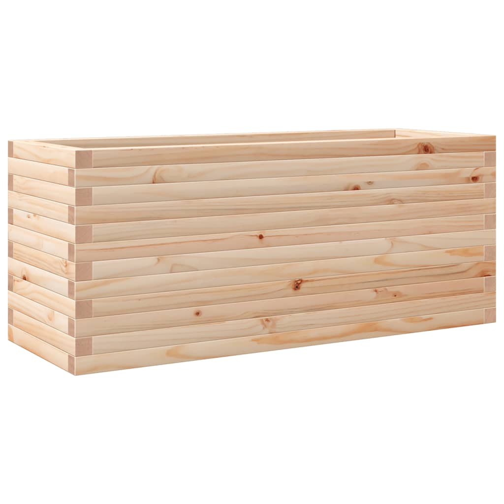 plantekasse 110x40x45,5 cm massivt fyrretræ