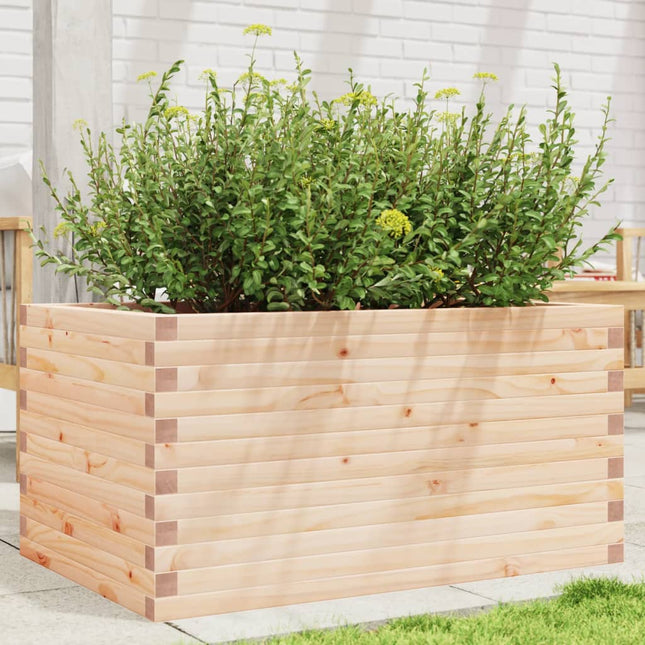 plantekasse 90x60x45,5 cm massivt fyrretræ