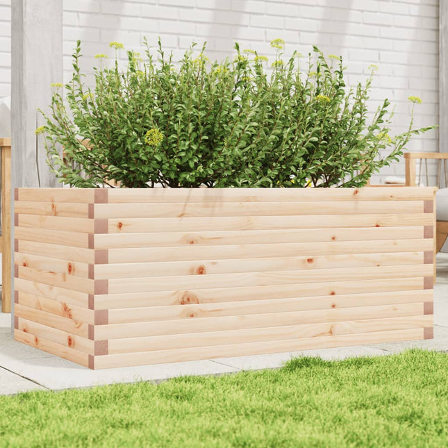 plantekasse 110x60x45,5 cm massivt fyrretræ