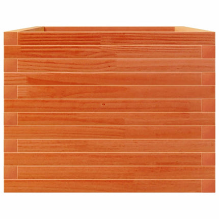 plantekasse 110x60x45,5 cm massivt fyrretræ gyldenbrun