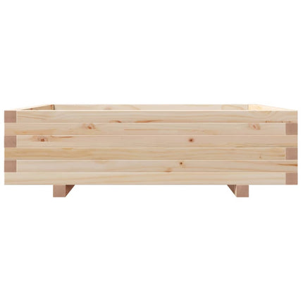 plantekasse 90x90x26,5 cm massivt fyrretræ