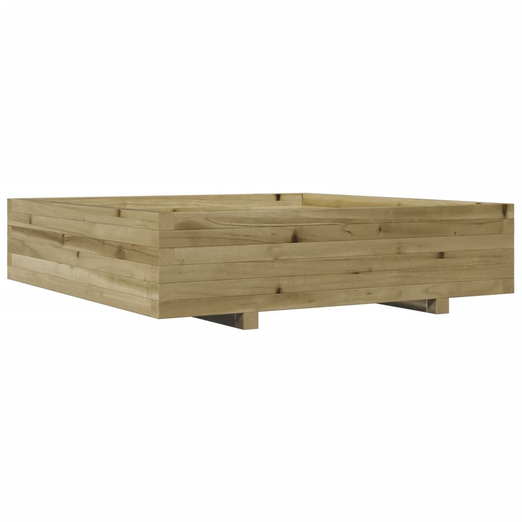 plantekasse 100x100x26,5 cm imprægneret fyrretræ