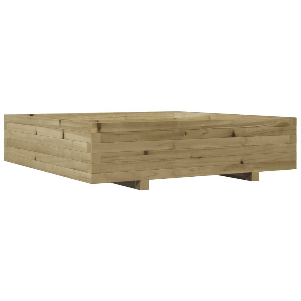 plantekasse 100x100x26,5 cm imprægneret fyrretræ
