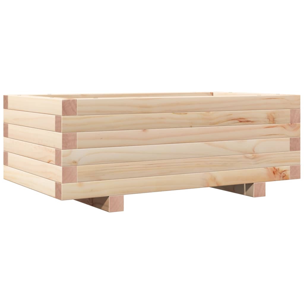 plantekasse 70x40x26,5 cm massivt fyrretræ