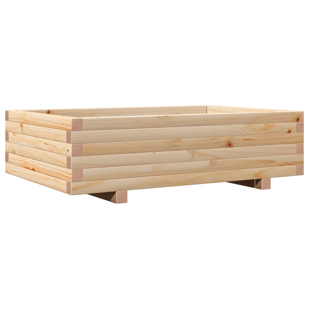 plantekasse 90x60x26,5 cm massivt fyrretræ