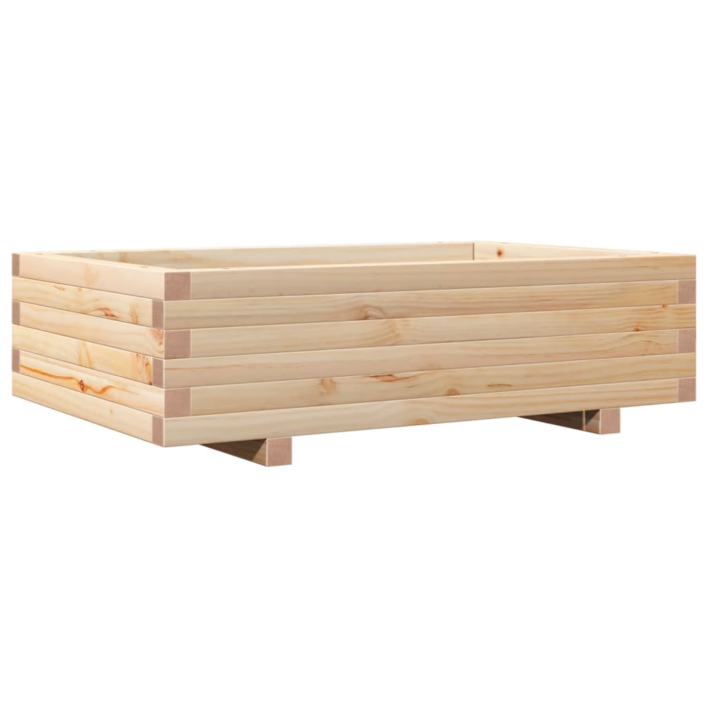 plantekasse 90x60x26,5 cm massivt fyrretræ