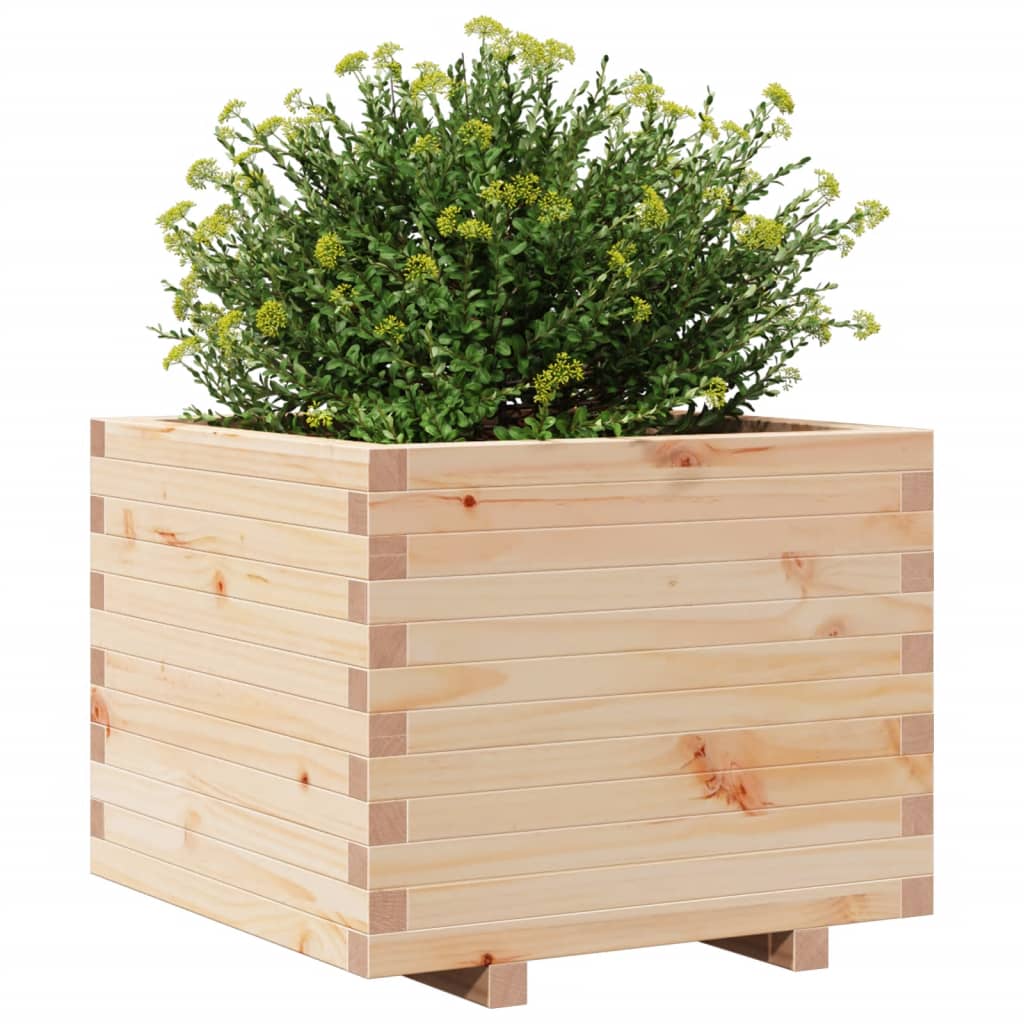 plantekasse 60x60x49,5 cm massivt fyrretræ