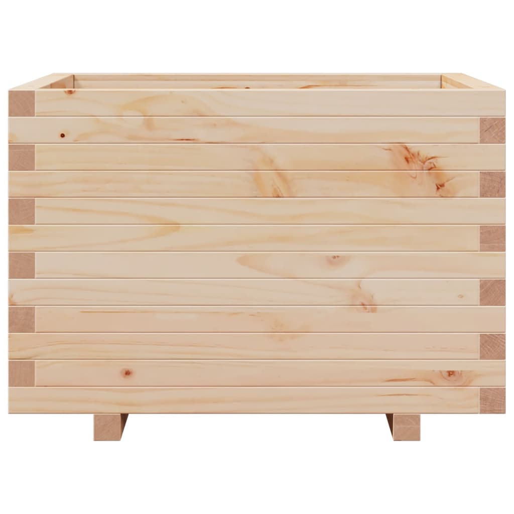 plantekasse 70x70x49,5 cm massivt fyrretræ