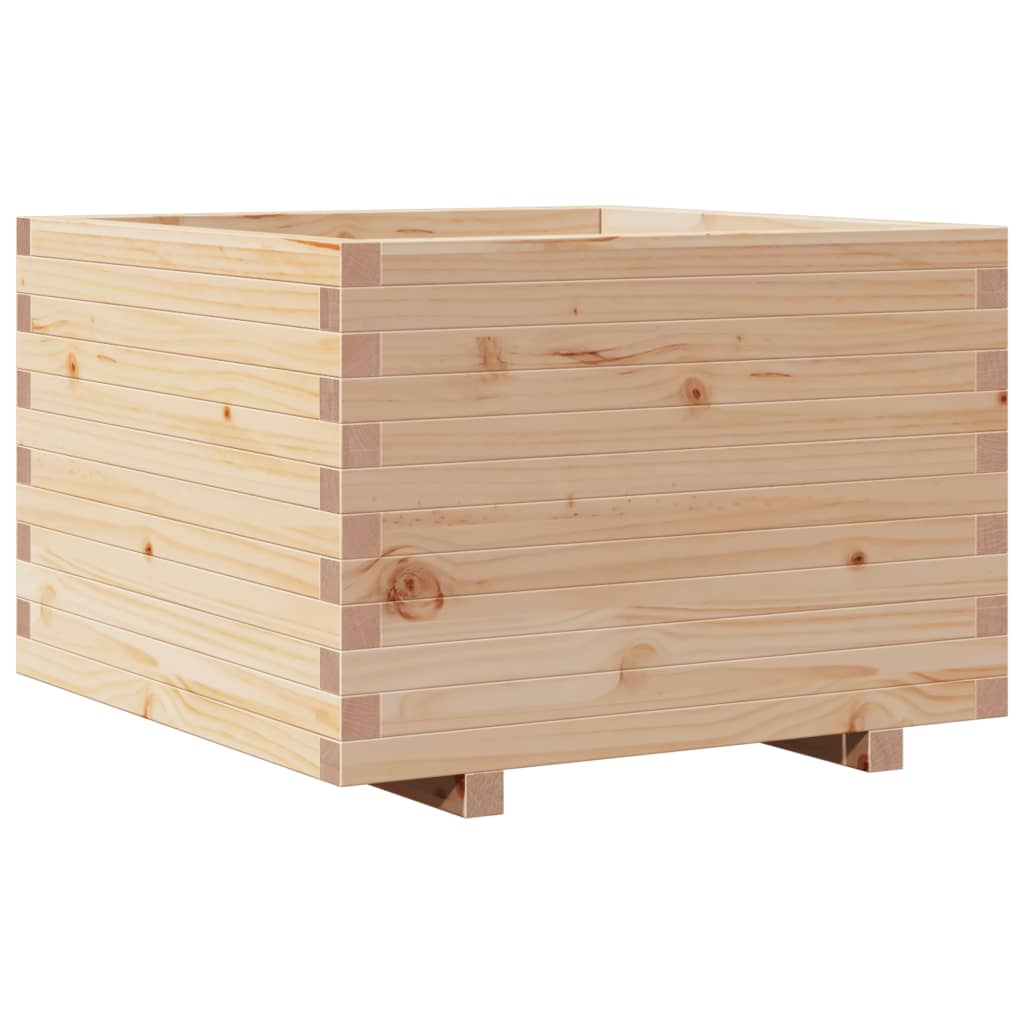 plantekasse 70x70x49,5 cm massivt fyrretræ