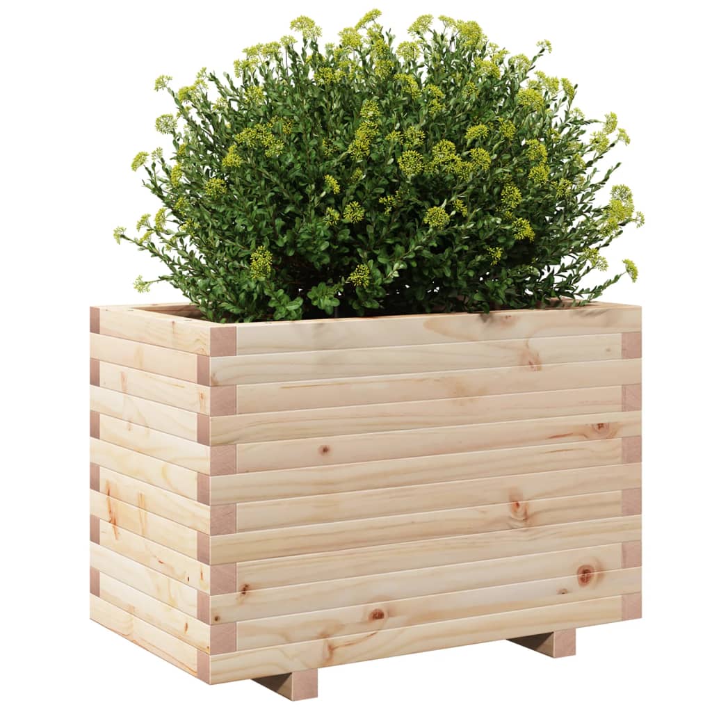 plantekasse 70x40x49,5 cm massivt fyrretræ
