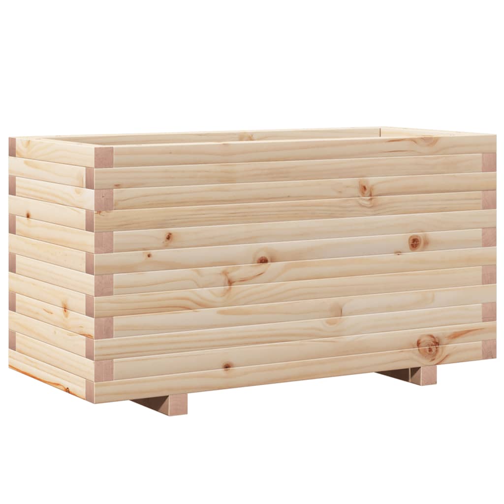 plantekasse 90x40x49,5 cm massivt fyrretræ