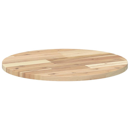 bordplade Ø50x2 cm massivt akacietræ rund