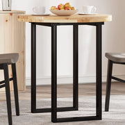 bordplade Ø70x4 cm rund massivt akacietræ