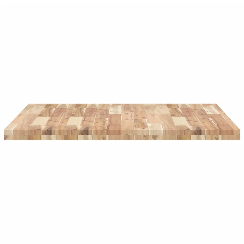 bordplade 90x90x4 cm firkantet massivt akacietræ
