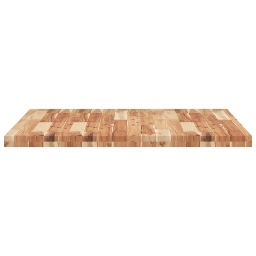 bordplade 90x90x4 cm firkantet massivt akacietræ
