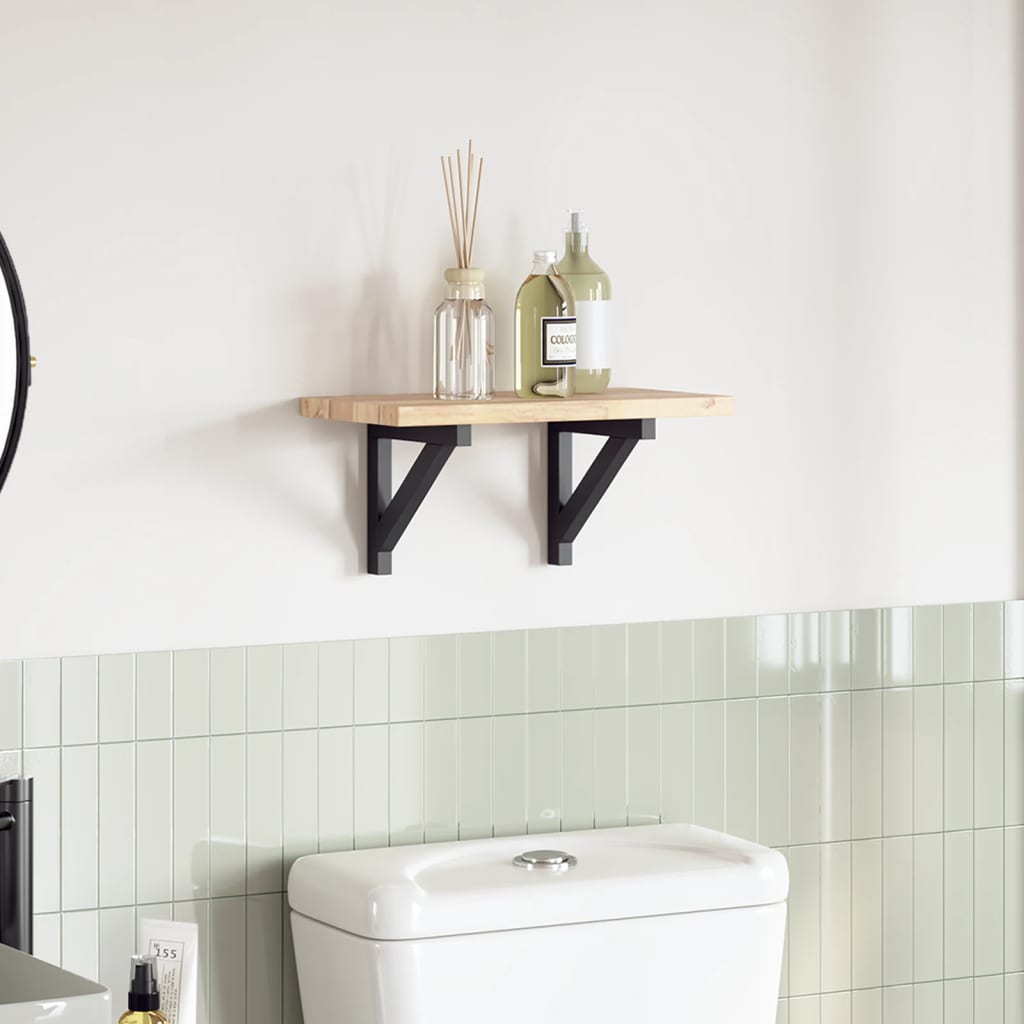 bordplade 40x20x2 cm rektangulær massivt akacietræ billede
