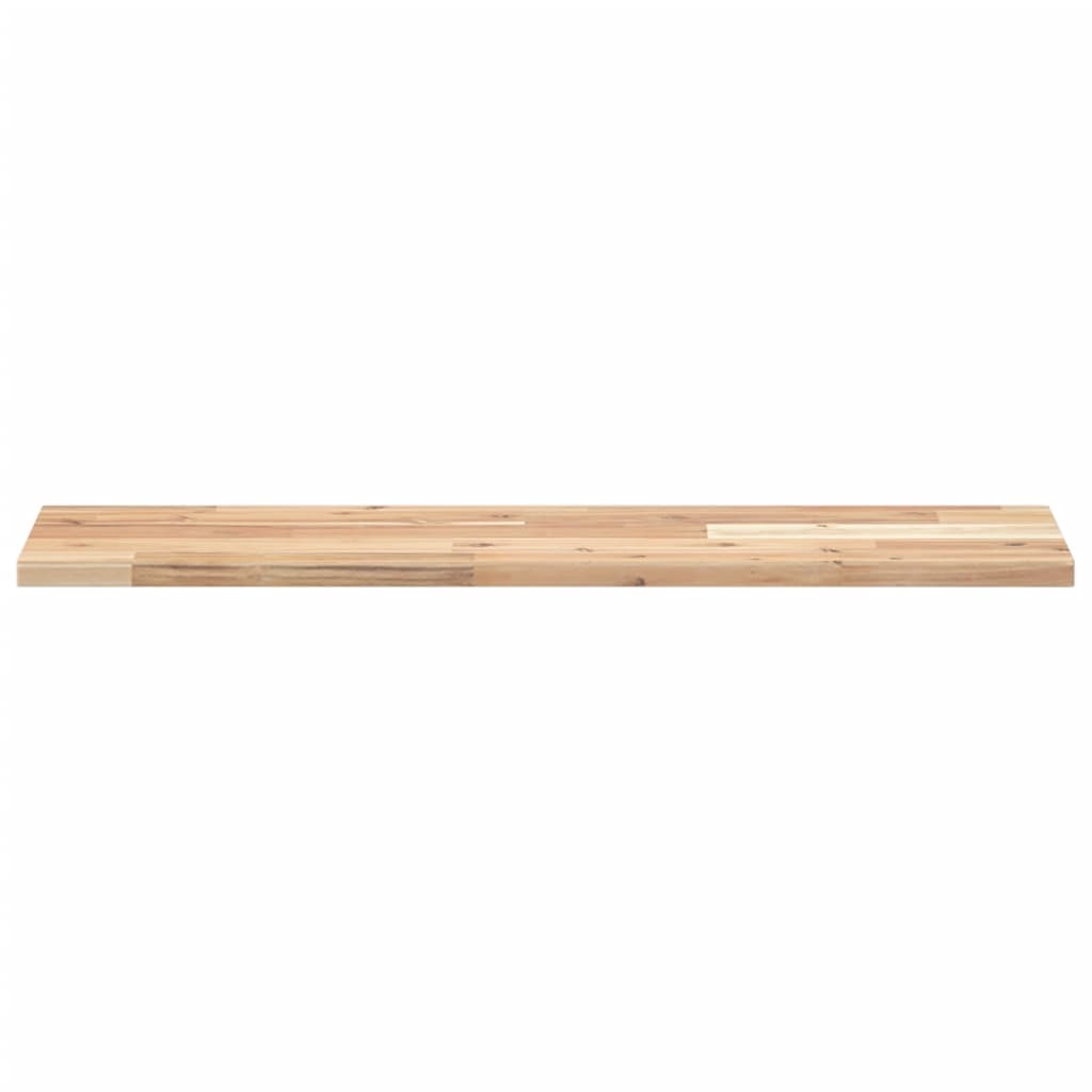 bordplade 80x20x2 cm rektangulær massivt akacietræ