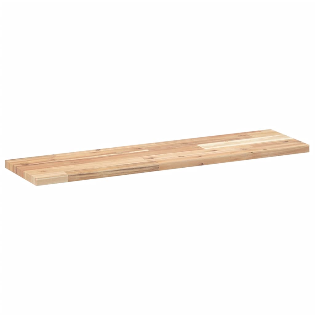 bordplade 100x20x2 cm rektangulær massivt akacietræ