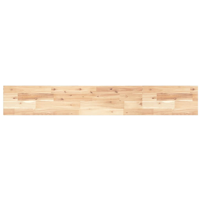 bordplade 120x20x2 cm rektangulær massivt akacietræ