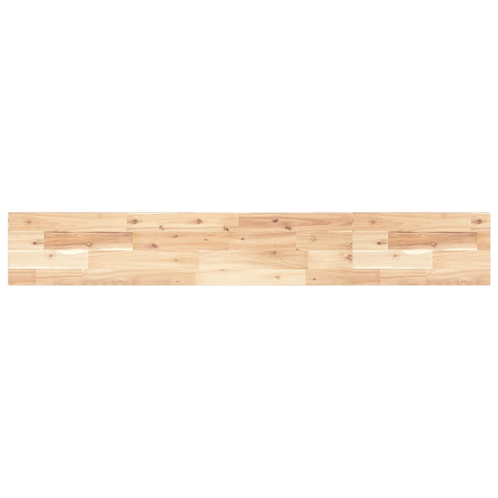 bordplade 120x20x2 cm rektangulær massivt akacietræ