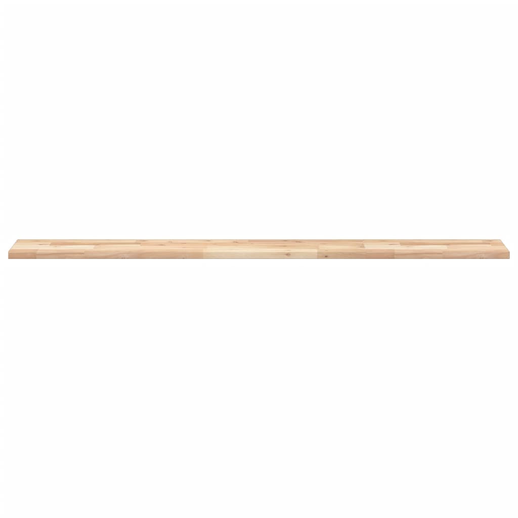 bordplade 120x20x2 cm rektangulær massivt akacietræ
