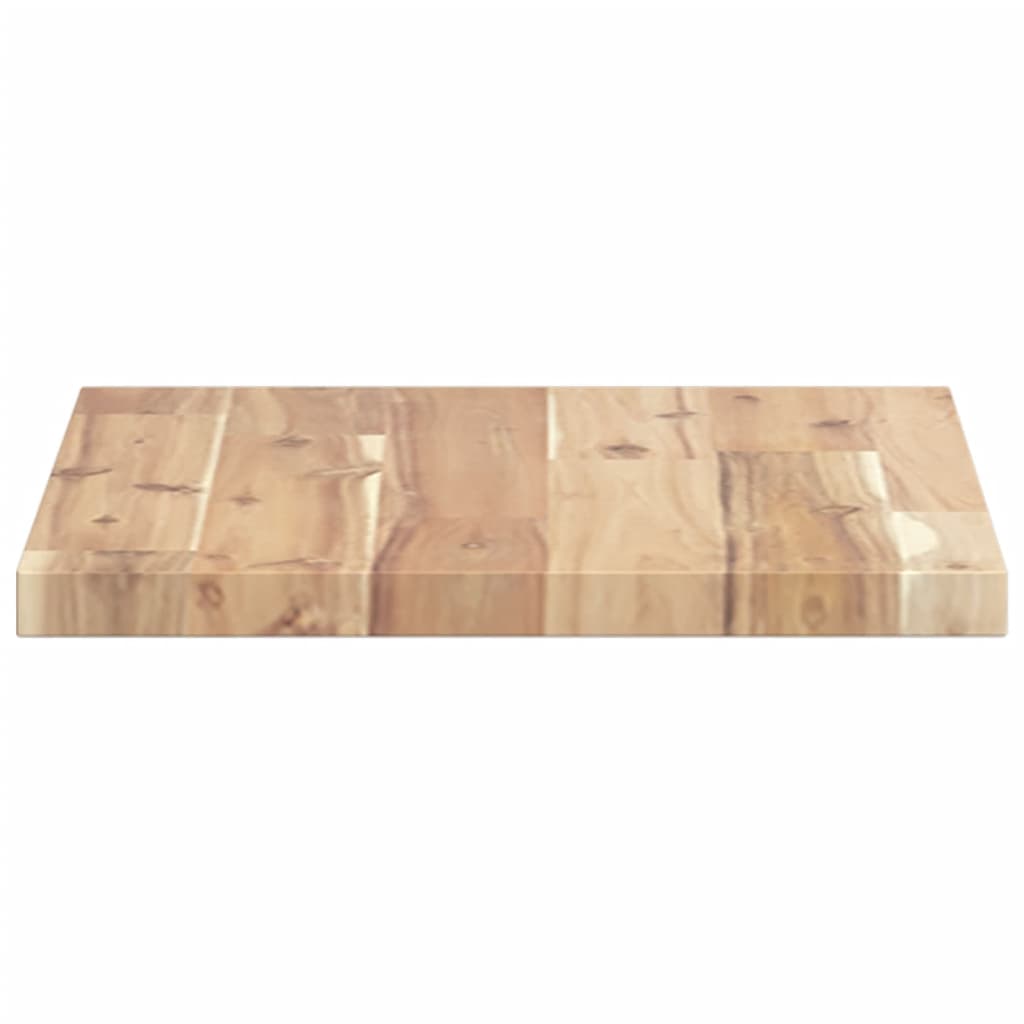 bordplade 40x30x2 cm rektangulær massivt akacietræ