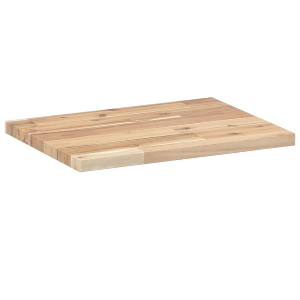 bordplade 40x30x2 cm rektangulær massivt akacietræ