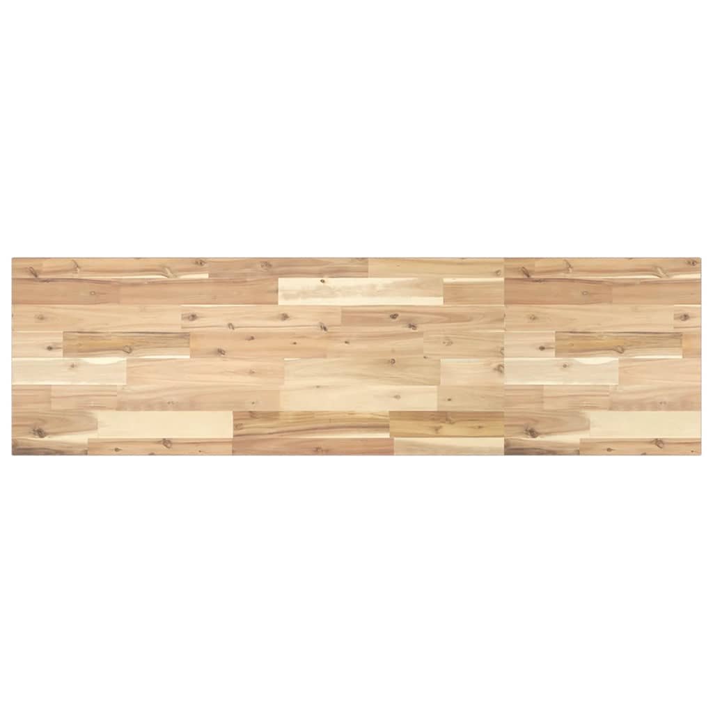 bordplade 140x40x2 cm rektangulær massivt akacietræ