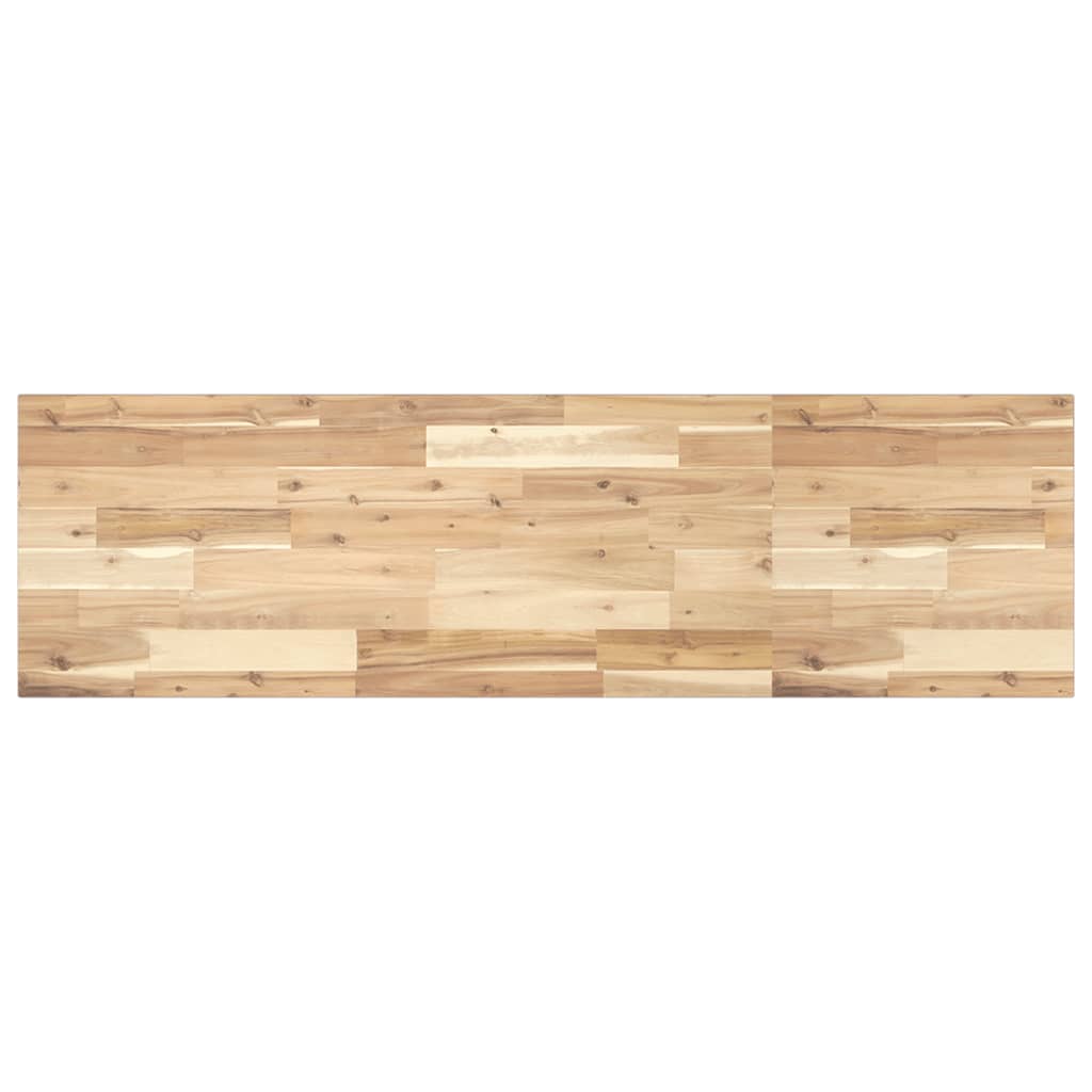 bordplade 160x40x2 cm rektangulær massivt akacietræ
