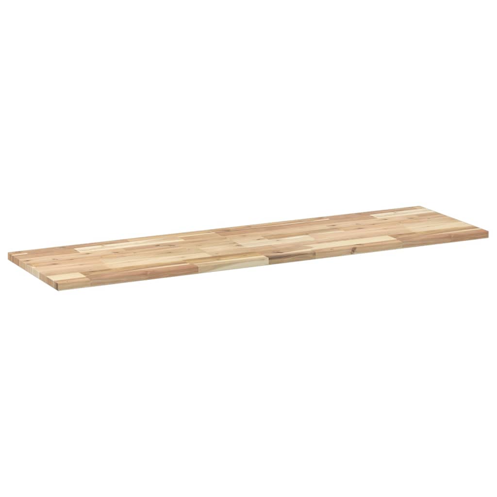 bordplade 160x40x2 cm rektangulær massivt akacietræ
