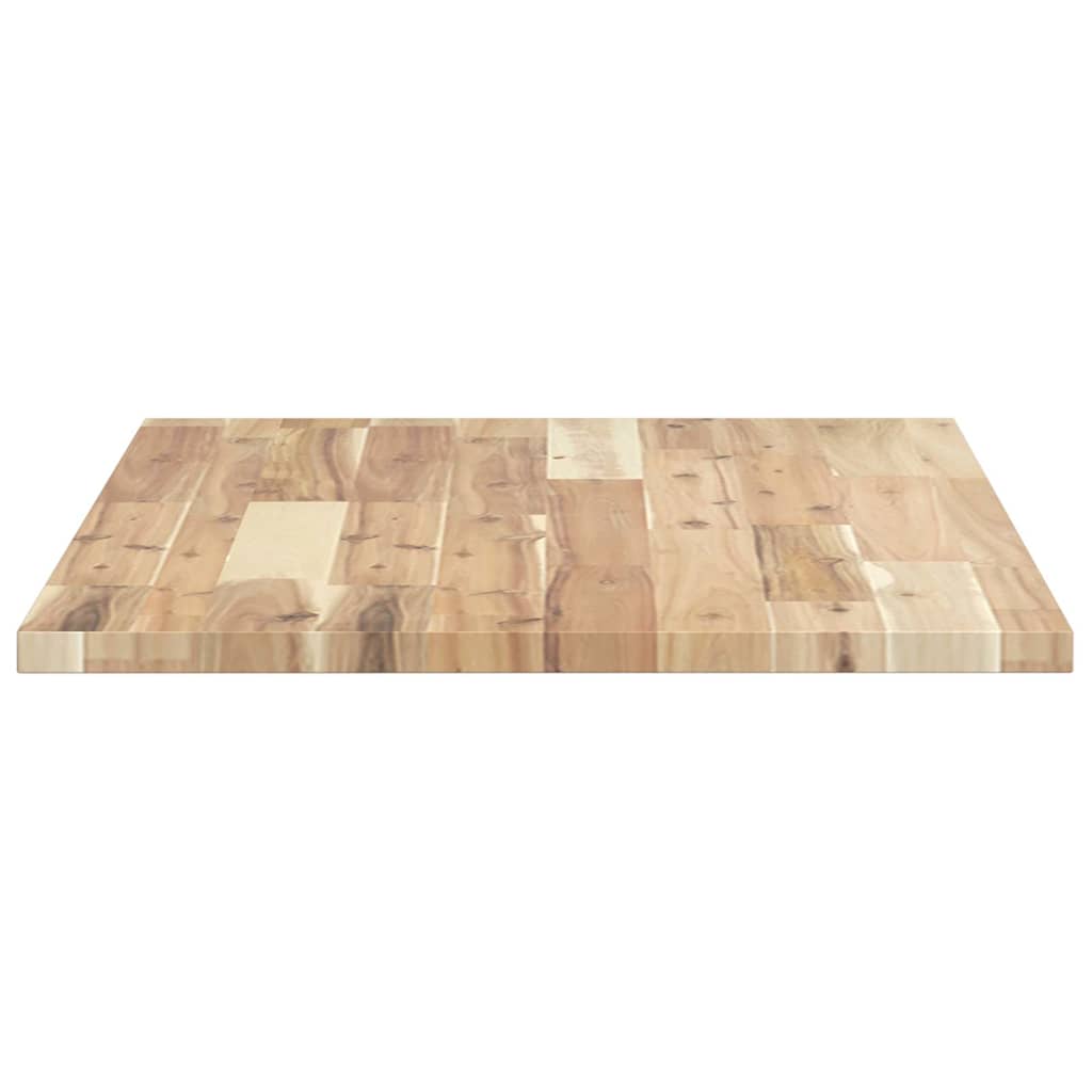 bordplade 60x50x2 cm massivt akacietræ rektangulær