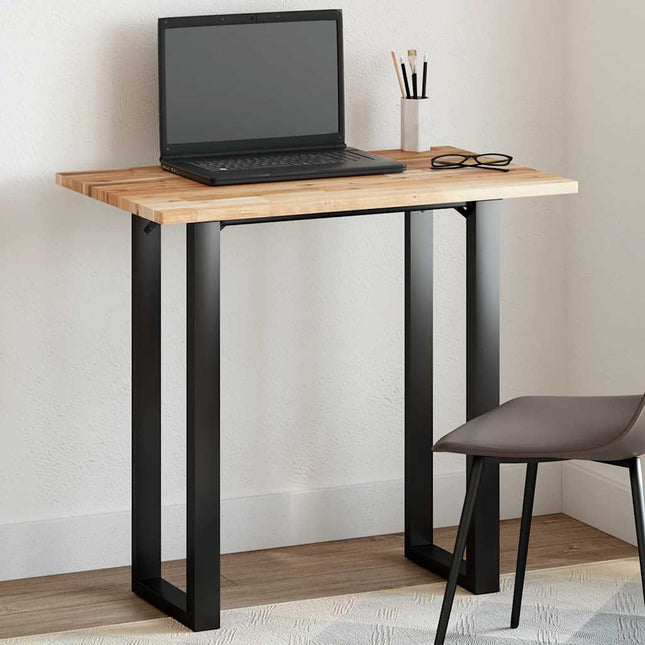 bordplade 80x50x2 cm rektangulær massivt akacietræ