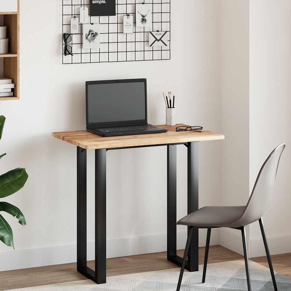 bordplade 100x50x2 cm rektangulær massivt akacietræ