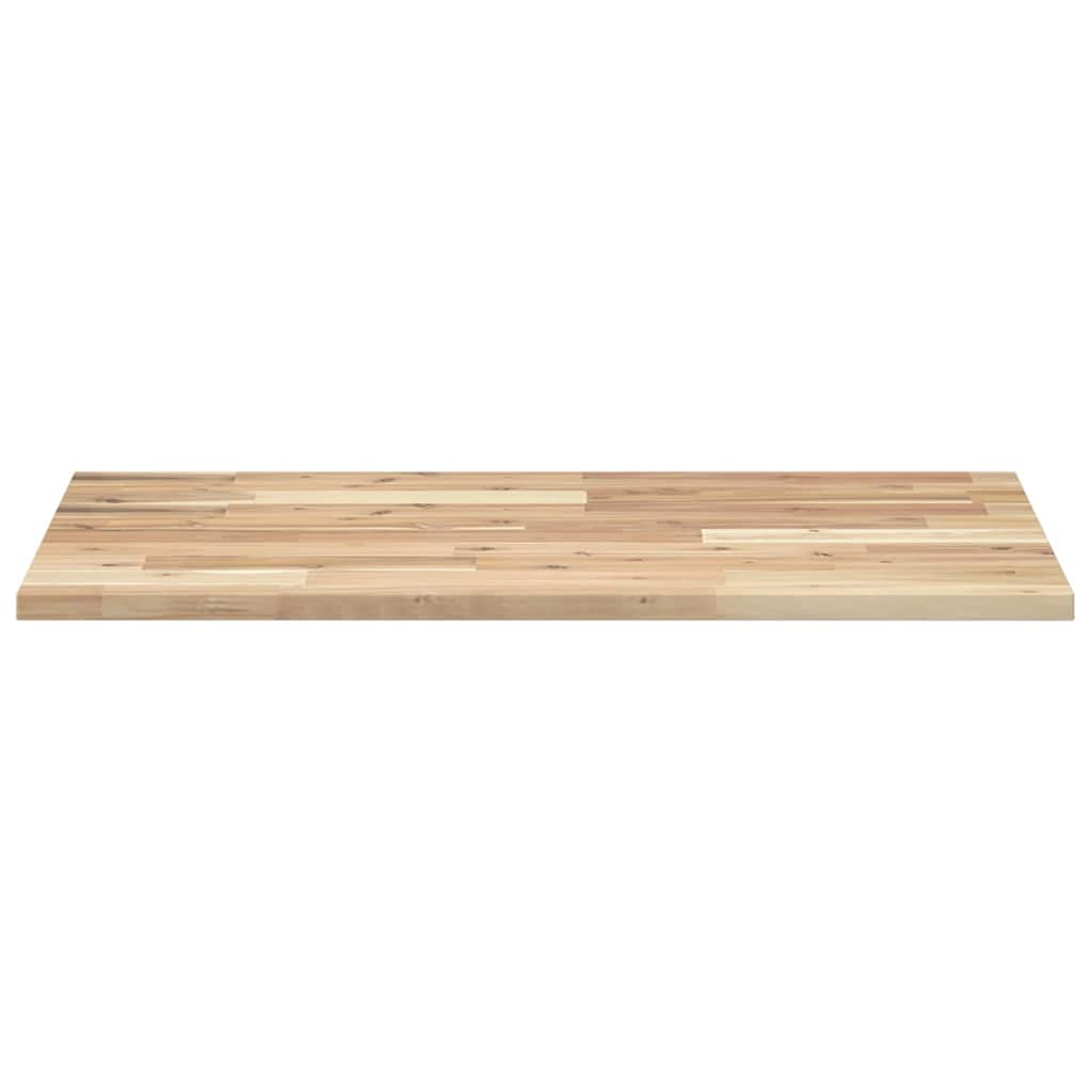 bordplade 100x50x2 cm rektangulær massivt akacietræ