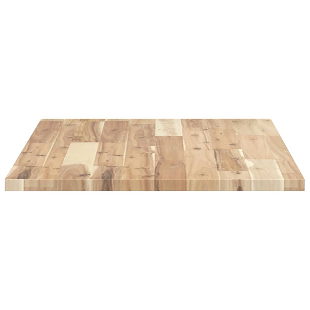 bordplade 100x50x2 cm rektangulær massivt akacietræ