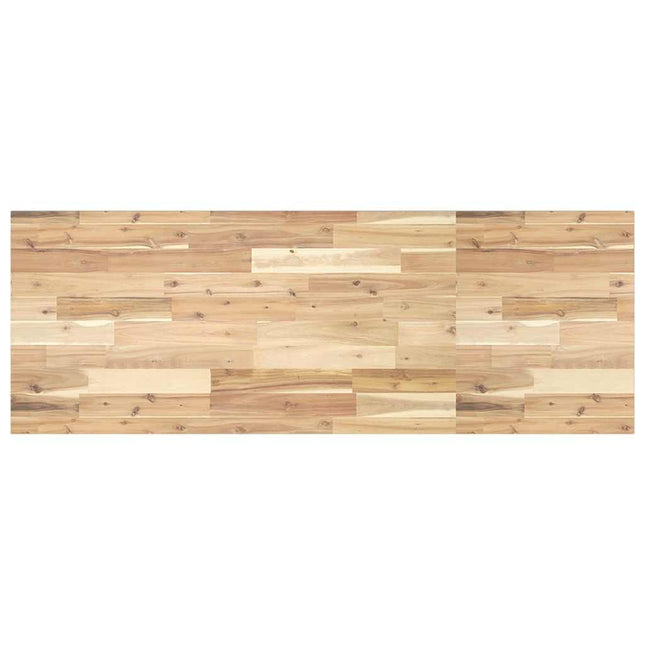 bordplade 140x50x2 cm rektangulær massivt akacietræ