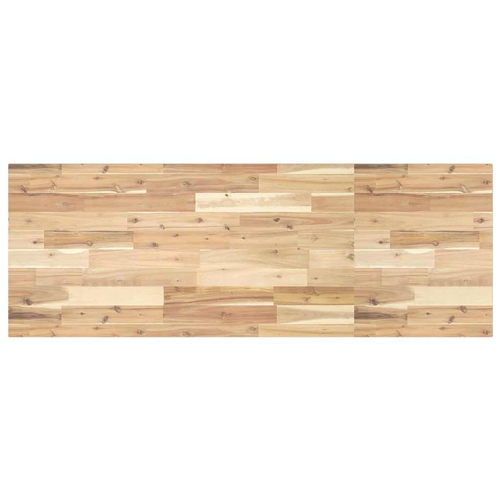 bordplade 140x50x2 cm rektangulær massivt akacietræ