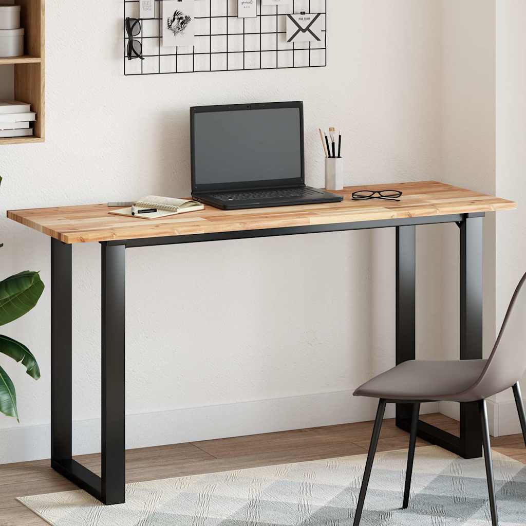 bordplade 140x50x2 cm rektangulær massivt akacietræ