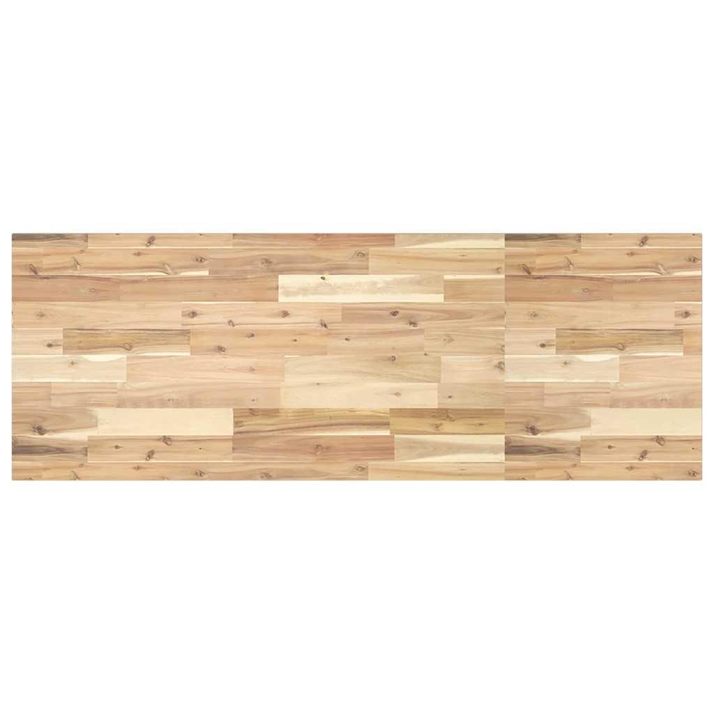 bordplade 160x50x2 cm rektangulær massivt akacietræ