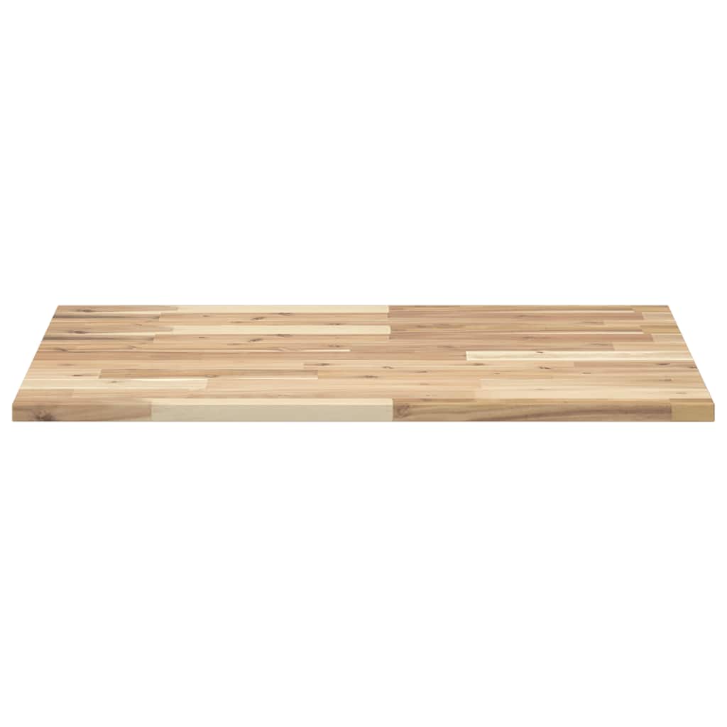 bordplade 80x60x2 cm rektangulær massivt akacietræ